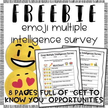 Preview of Emoji Multiple Intelligence Survey