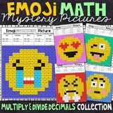 Emoji Multiplying and Dividing Decimals Mystery Pictures