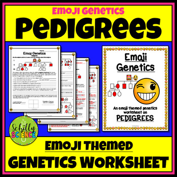 Preview of Emoji Pedigree Worksheet