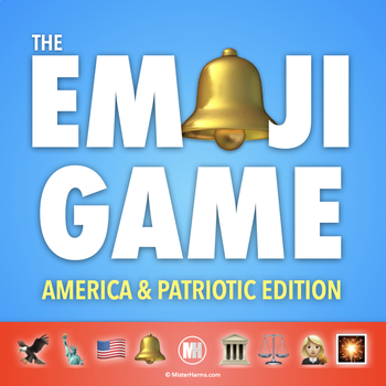Preview of USA Emoji Pictionary Guessing Game | America & Patriotic Edition