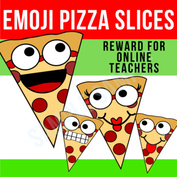 Preview of Emoji Pizza Slices Printable 