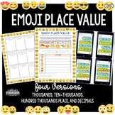 Emoji Place Value Activity - Differentiated