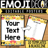 Editable Posters Emoji Theme