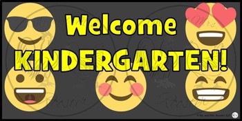 Emoji Posters / Welcome Sign PK-12 Emoji Theme Decor by Mr and Mrs