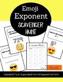 Emoji Powers & Exponents Scavenger Hunt