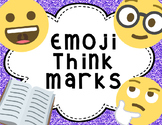 Emoji While You're Reading Think Marks Bookmarks
