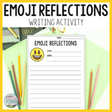 Emoji Reflections Writing Activity End of the Year