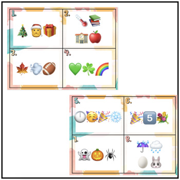 Emoji Riddles: Months of the Year {Includes DIGITAL version} | TpT