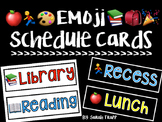 Emoji Schedule Cards