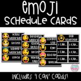 Emoji Schedule Cards Decor EDITABLE