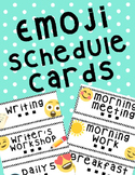 Emoji Schedule Cards Editable