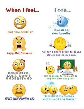 Preview of Emoji Self Regulation Strategies
