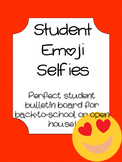 Emoji Selfie {student display for back-to-school or open house}