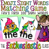 Emoji Sight Words Matching Game: Fry's First 100 Sight Words