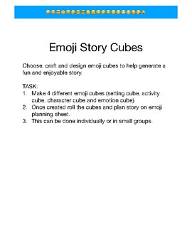 Preview of Emoji Story Cubes