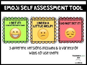 Preview of Emoji Student Assessment Tool