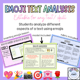 Emoji Text Analysis - Analyze Theme, Conflict, Etc. for An