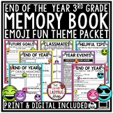Emoji End of Year Memory Book 3rd Grade Last Week of Schoo