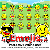 Emoji Theme Attendance with Optional Lunch Count for Inter