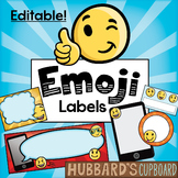 Emoji Theme Classroom Labels