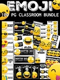 Emoji Themed Classroom Decor Bundle 100 Pages (Hashtag)