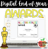 Emoji Themed Digital Awards | Google Slides | Distance Learning