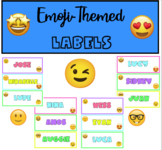 Emoji-Themed (EDITABLE) Labels