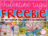 Emoji Valentine Tags FREEBIE (5K Instagram Follower Celebration)