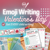 Emoji Valentine's Day Printable Writing Activity- Short Po