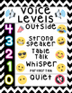 Emoji Voice Level Chart by Caffeinated in Third | TpT