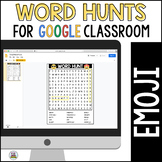 Distance Learning Emoji Word Hunt for Google Slides
