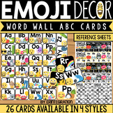 Emoji Word Wall Letters