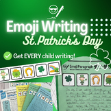 Emoji St. Patrick's Day Printable Writing Activity-Short P