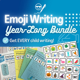 Emoji Writing Year-Long Bundle! Writing Prompts, Power Par