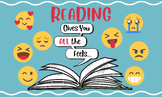 Emojis Reading Gives You All the Feels Library Book Bullet