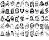 Emojis-hand drawn-teacher related