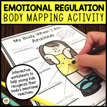 Preview of Emotional Regulation BODY MAPPING (Interoception Worksheets)