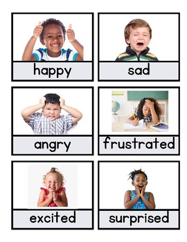 Emotion Cards by Kindergarten by Kalina | TPT