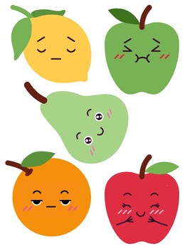 Preview of Emotion Check-in Fruit