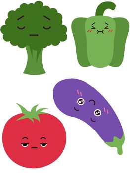Preview of Emotion Check-in Vegetables