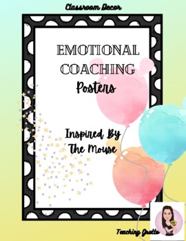 Preview of Emotion Coaching Posters. Inspired by Disney.