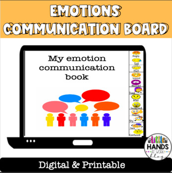Preview of Emotion Communication Book | Distance Learning