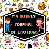 Emotion Explorations Weekly: A Colorful A4 PDF Workbook