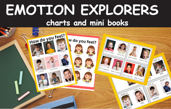 Preview of Emotion Explorers! Learning Our Emotions - Books & Charts for Boys and Girls