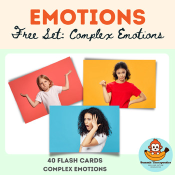 Preview of Emotion Flash Cards: Complex Emotions for Language Building and Identification