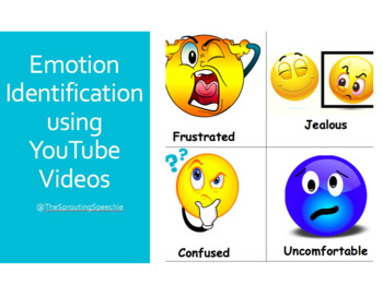 Preview of Emotion Identification Using YouTube Videos