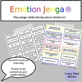 Emotion Jenga Game-Social Emotional Learning