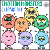 Emotion Monsters Clipart Set