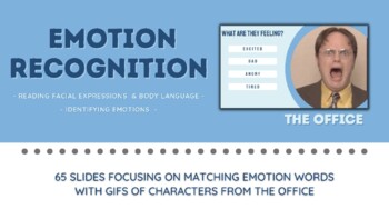 Preview of Emotion Recognition Mini Lesson (The Office theme)