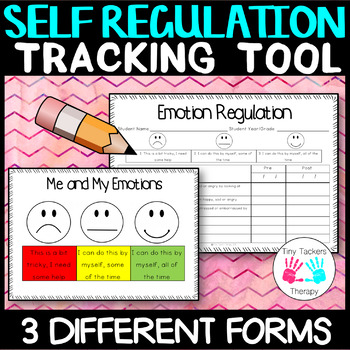 Preview of Self Regulation: Tracking Tool/Assessment Matrix- Emotions Feelings